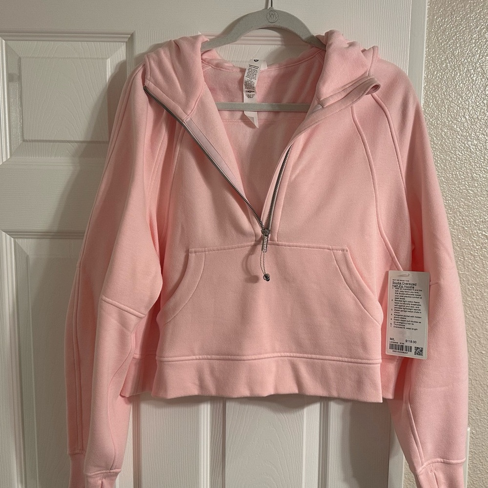 Lululemon- Scuba Oversized Half Zip Hoodie